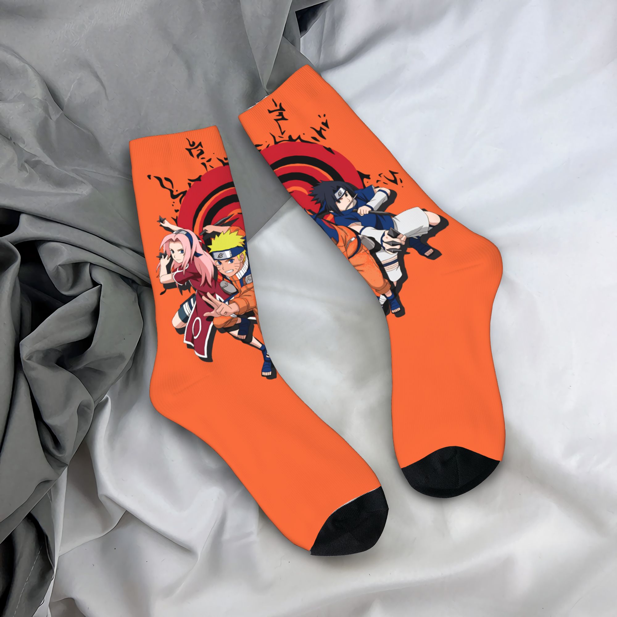 Vintage Fashion Dresses - Custom N-Narutoes Uzumakis Narutos Dress Socks