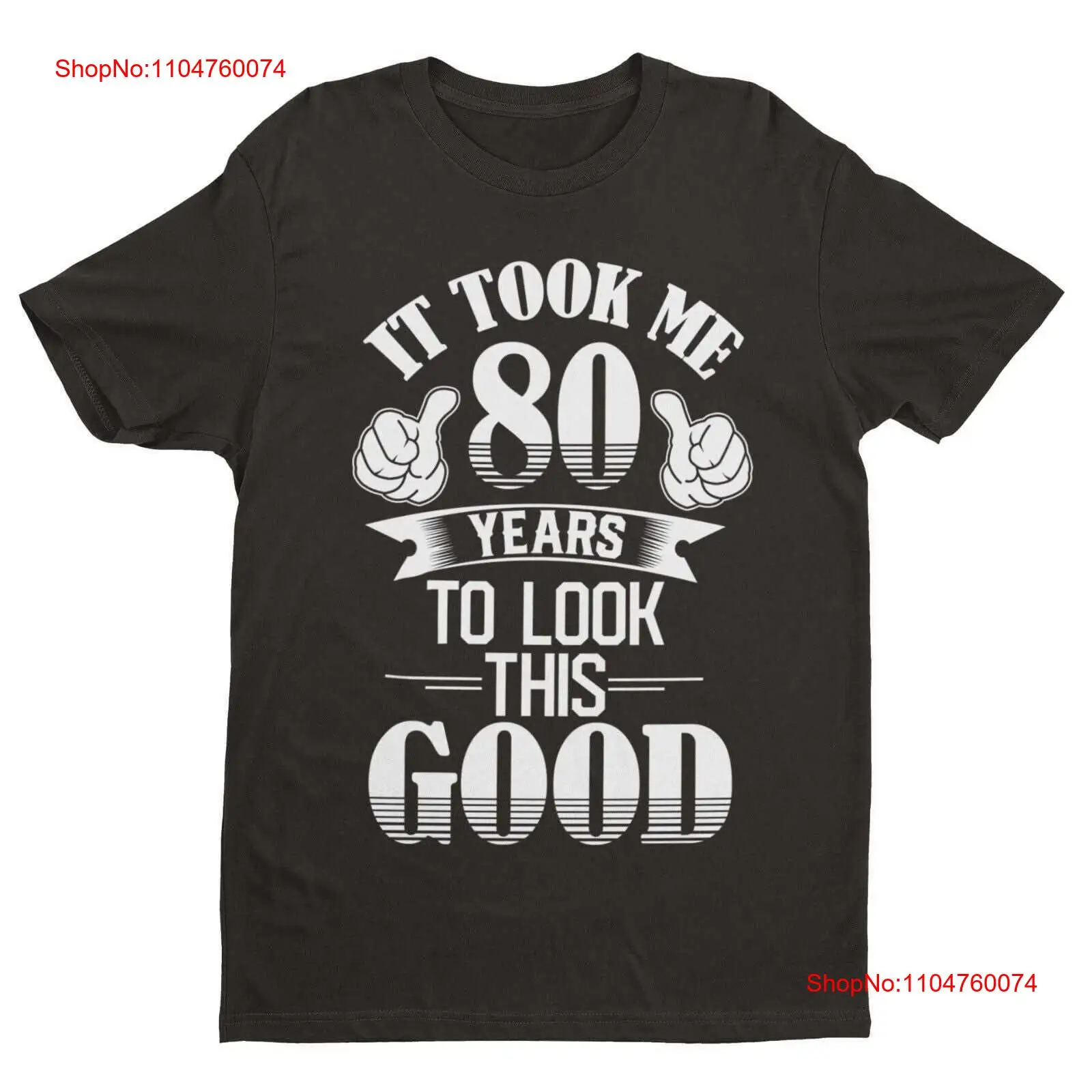 Vintage Fashion Look - 80th Birthday Funny T Shirt It