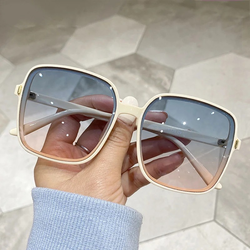 Vintage Outdoor Fashion - Vintage Oversized Square Sunglasses Women Fashion