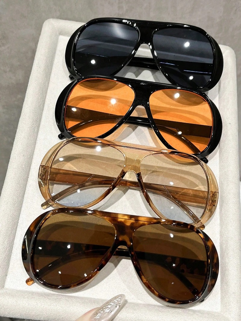 Vintage Outdoor Fashion - 1/4PCS Fashion Brand Luxury Designer Sunglasses