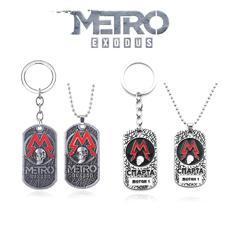 Vintage Fashion Tags - Game Metro Exodus 2033 Keychain Creativity