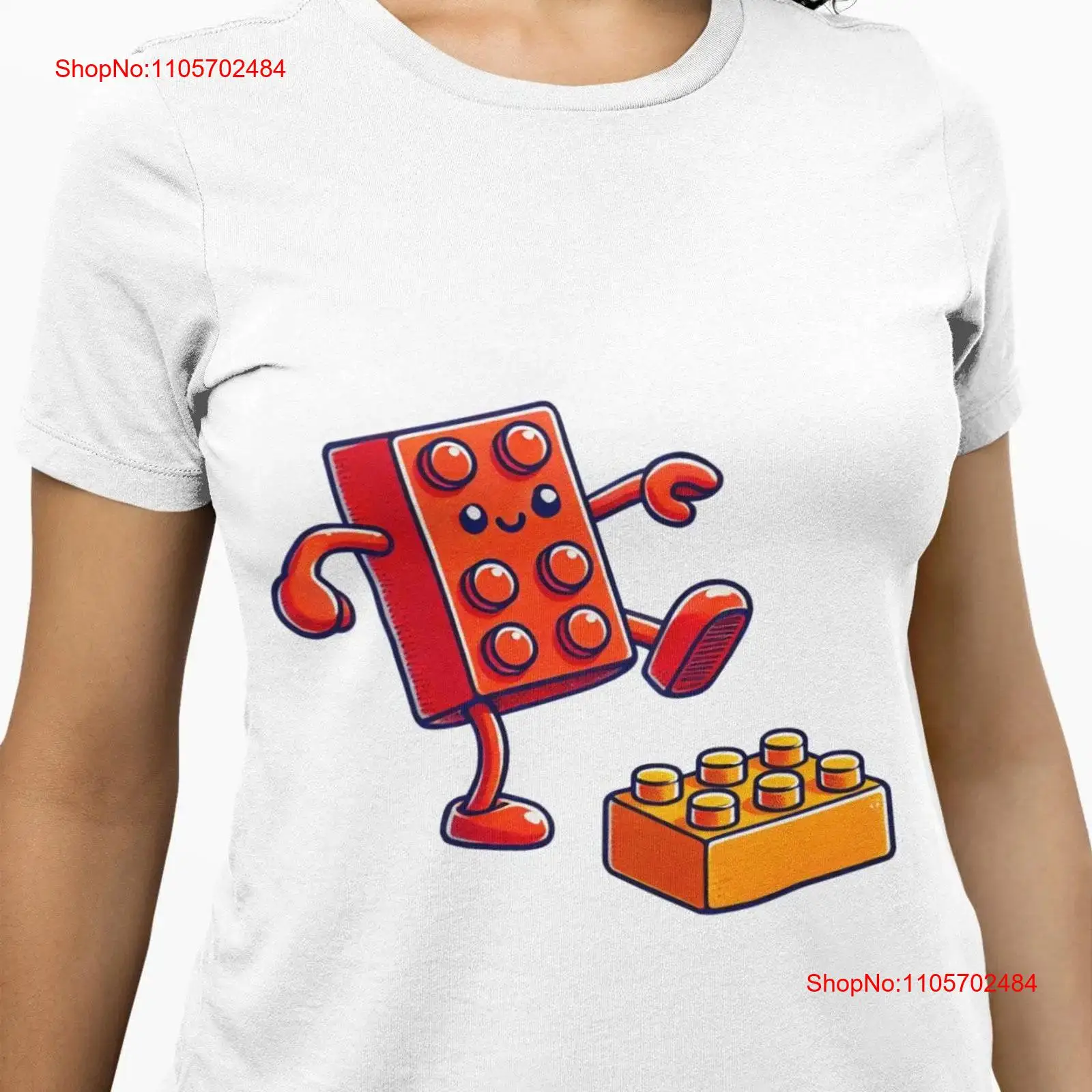 Vintage Fashion Build - Funny Building Block T Shirt Kawaii