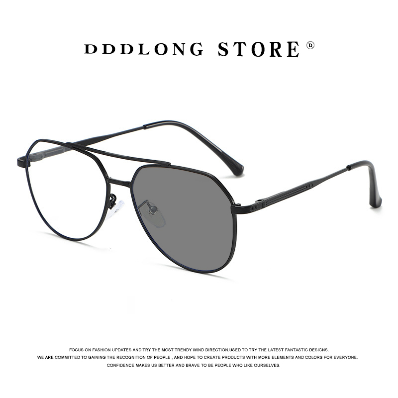 Vintage Outdoor Fashion - DDDLONG Retro Punk Fashion Pilot Photochromic