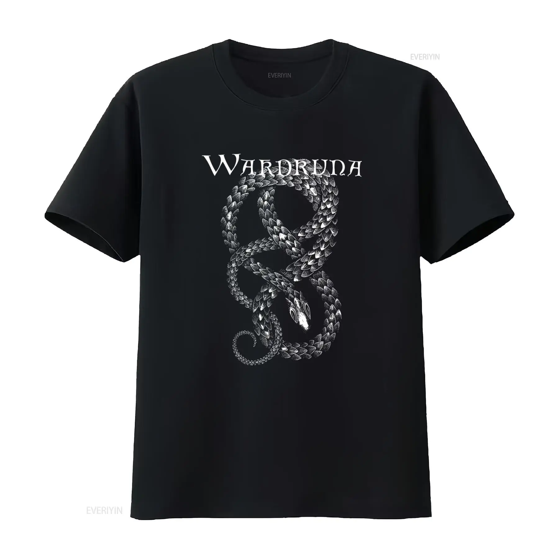 Vintage Fashion Enthusiasts - Wardruna Black T Shirt with Intricate