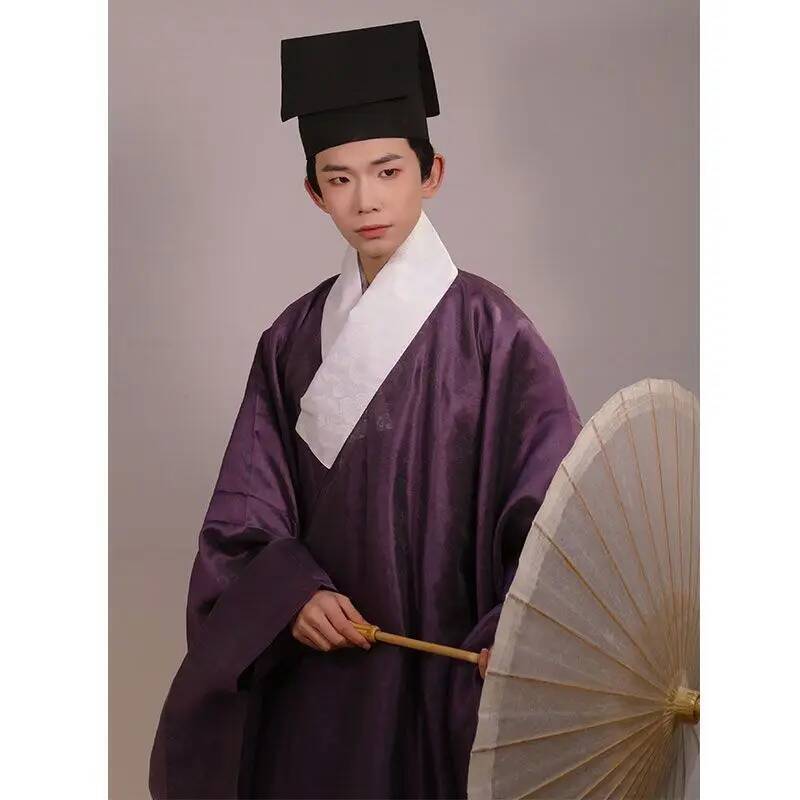 Vintage Fashion Dresses - Traditional Hanfu Dark Flower Gauze Large