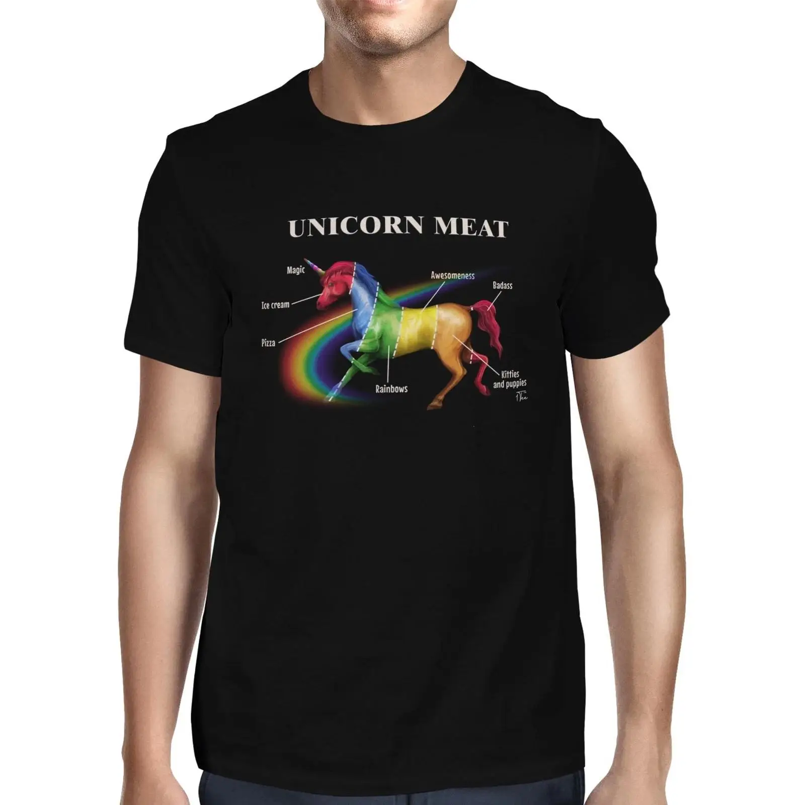 1T T Shirt Men's Unicorn Meat  - огляд і ціна Vintage Fashion Guide