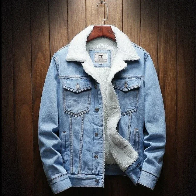 Denim Jackets Man Padding with - огляд і ціна Patchwork Jean Jacket