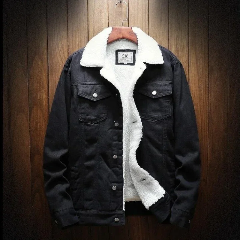 Denim Jackets Man Padding with - огляд і ціна Patchwork Jean Jacket