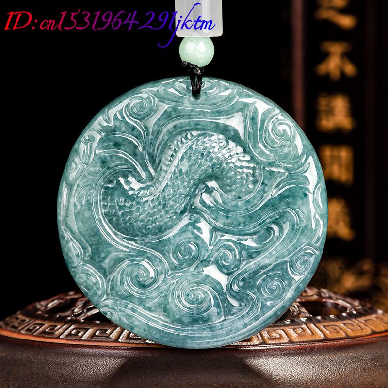 Burmese Jadeite Dragon Pendant - огляд і ціна Vintage Fashion Necklace