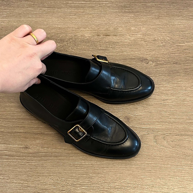 Women's Black Shoes Monk Strap - огляд і ціна Vintage Fashion Dresses