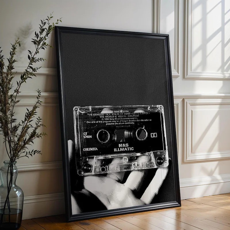 Monochrome Grunge Aesthetic Ar - огляд і ціна Vintage Vogue Fashion Poster