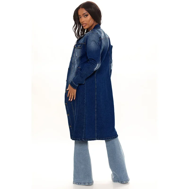 Cotton Denim Coat Women Spring - огляд і ціна Patchwork Jean Jacket