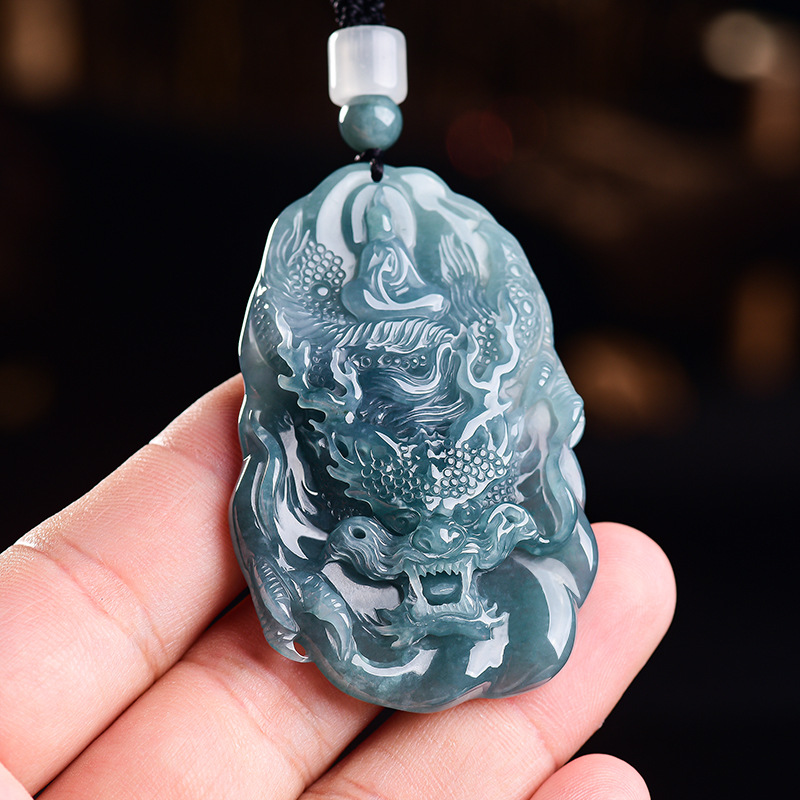 Natural Burmese Jadeite Dragon - огляд і ціна Vintage Fashion Necklace