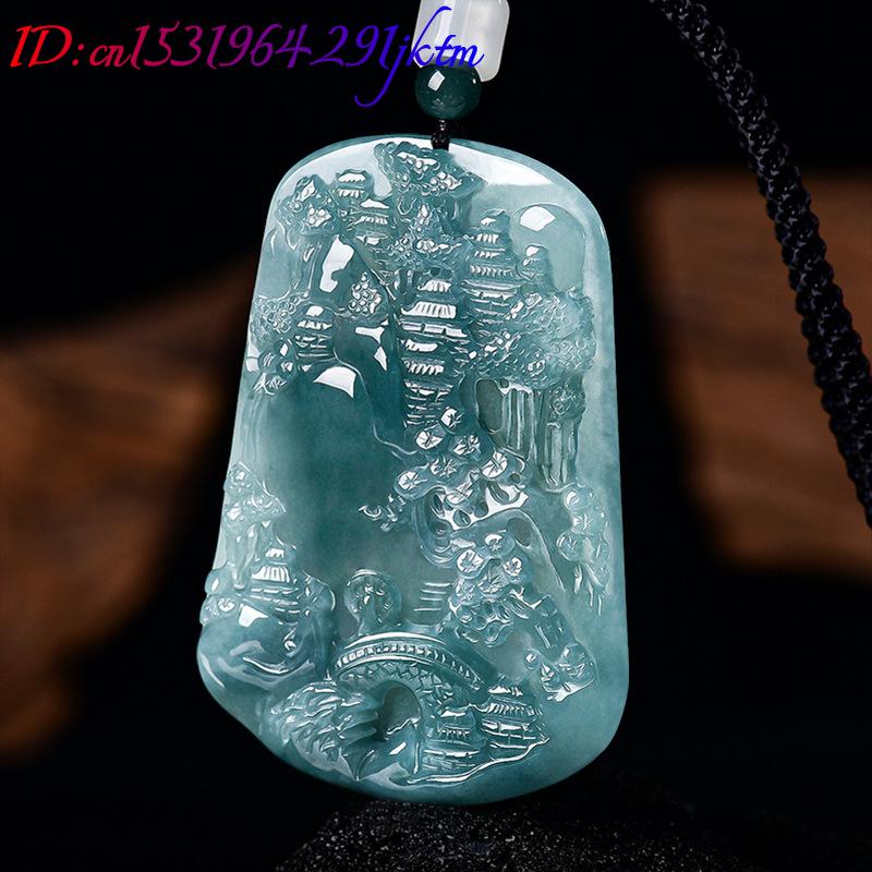 Natural Burmese Jadeite Scener - огляд і ціна Vintage Fashion Necklace