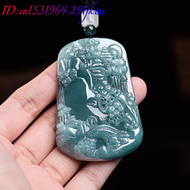 Natural Burmese Jadeite Scener - огляд і ціна Vintage Fashion Necklace