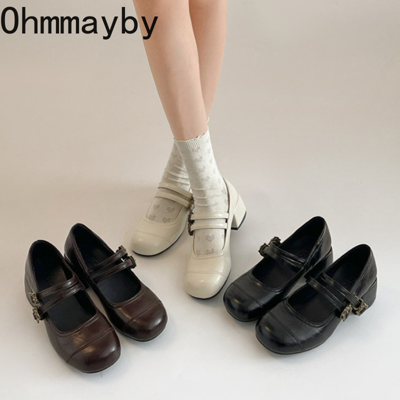 Vintage Thick Heel Women Mary  - огляд і ціна Vintage Outdoor Fashion
