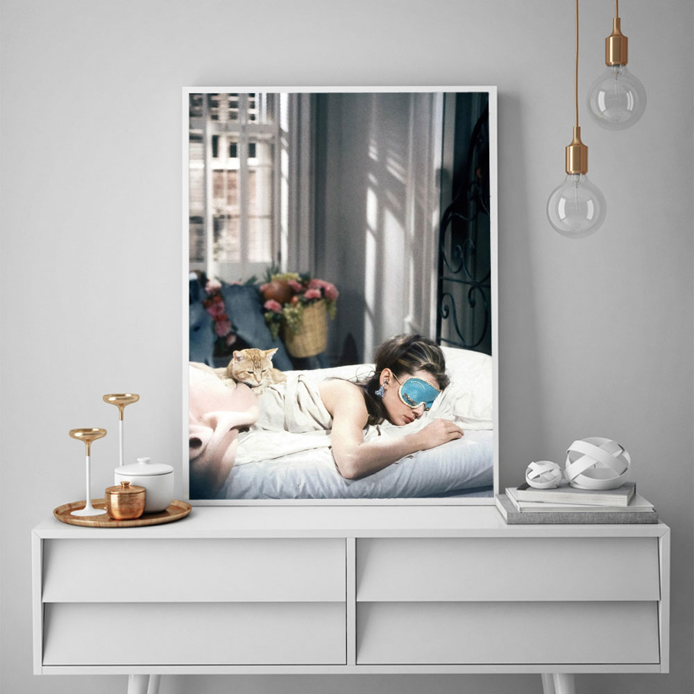Audrey Hepburn Breakfast Poste - огляд і ціна Vintage Vogue Fashion Poster