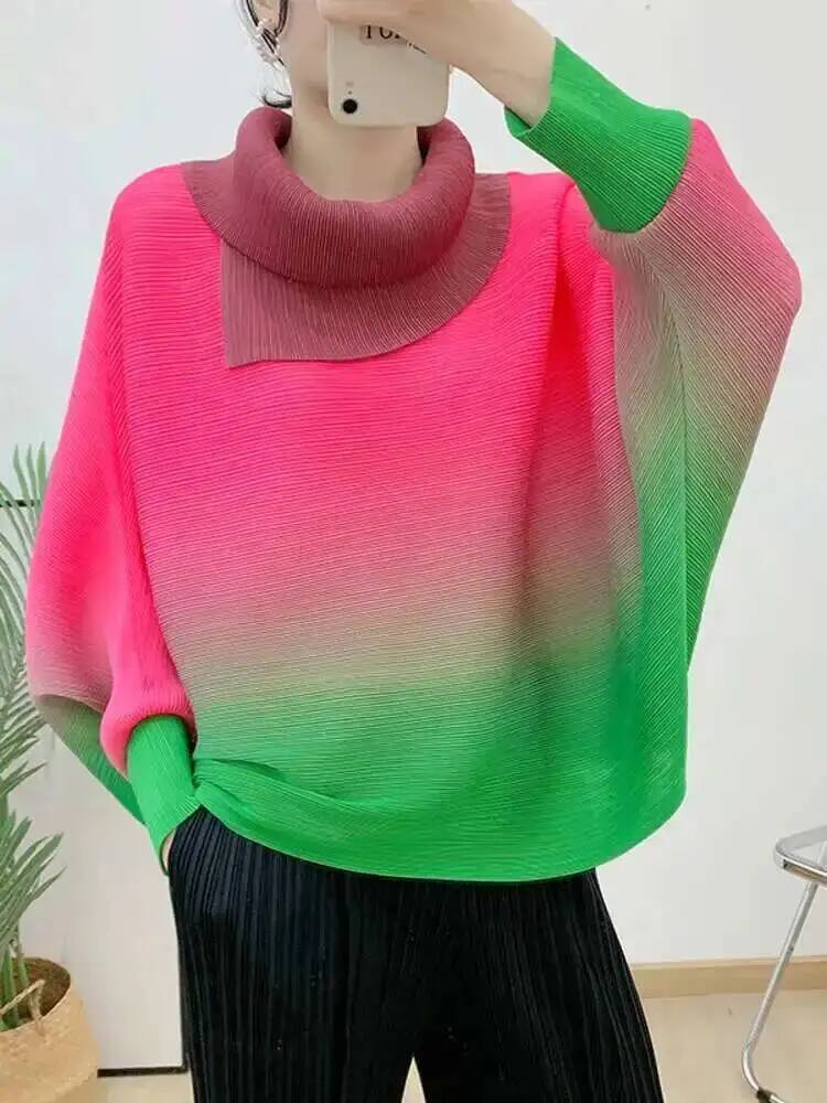 Pleated T-shirt Gradient For W - огляд і ціна Vintage Fashion Build