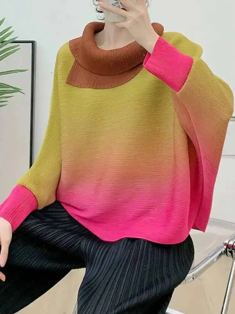Pleated T-shirt Gradient For W - огляд і ціна Vintage Fashion Build