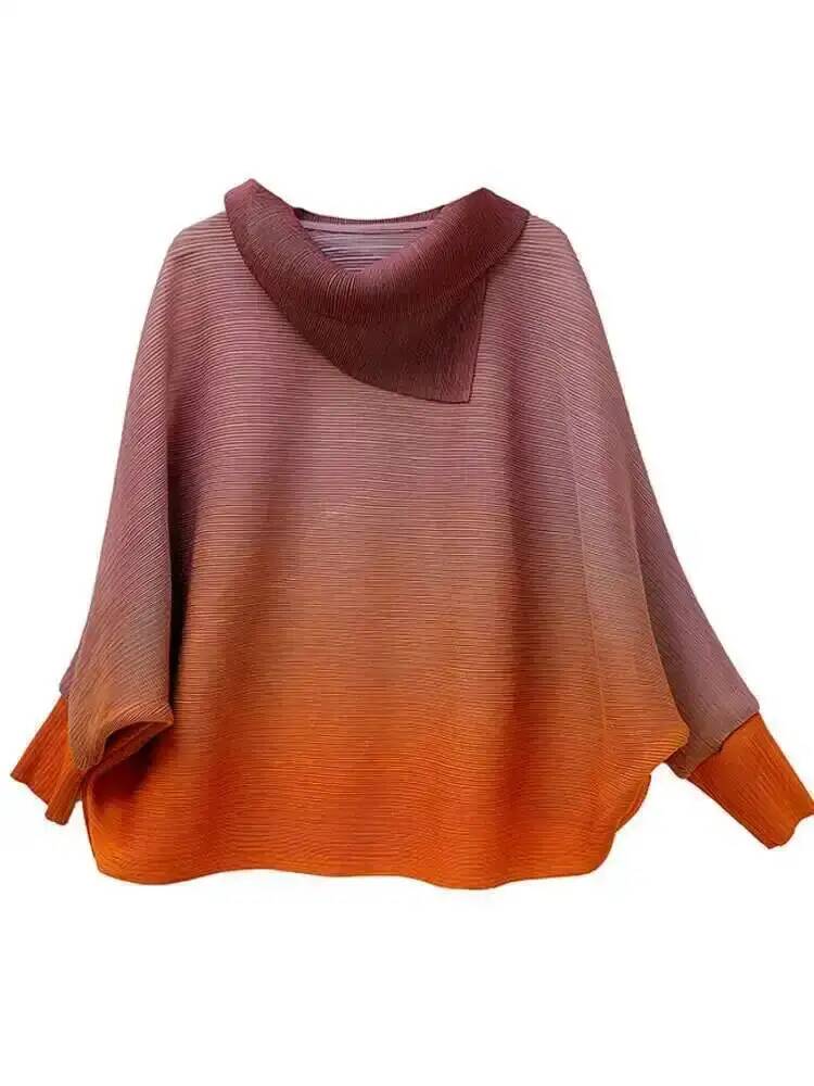Pleated T-shirt Gradient For W - огляд і ціна Vintage Fashion Build