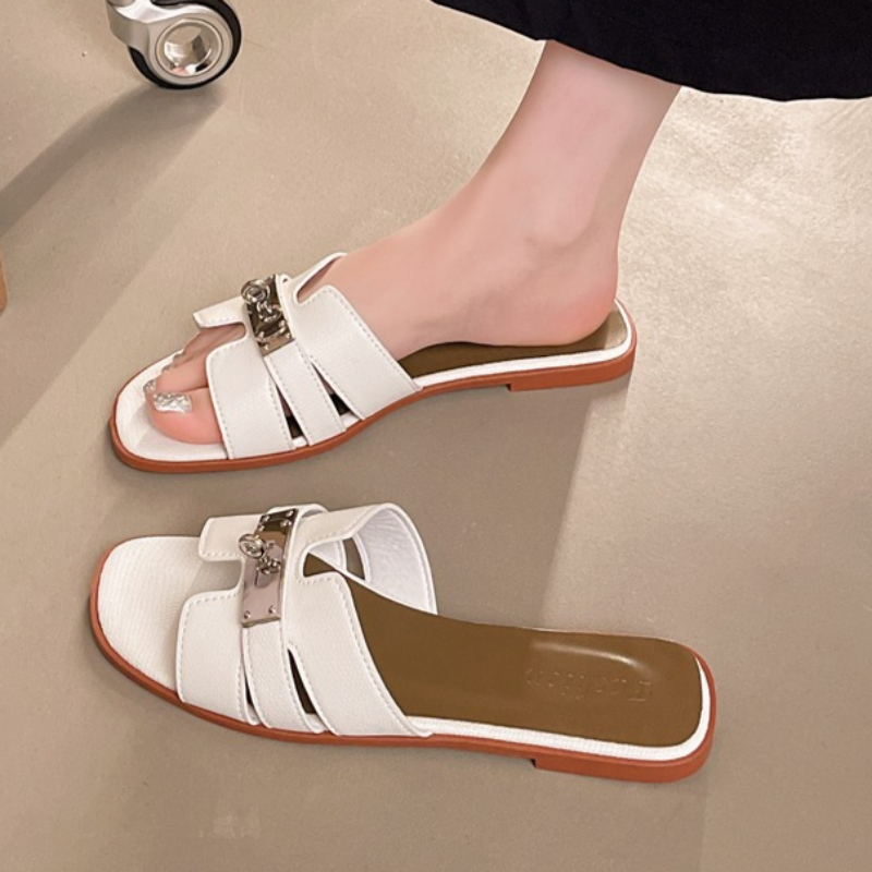 Square Open Toe Women's Solid  - огляд і ціна Vintage Fashion Aesthetic