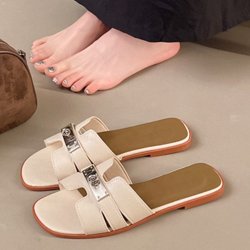 Square Open Toe Women's Solid  - огляд і ціна Vintage Fashion Aesthetic