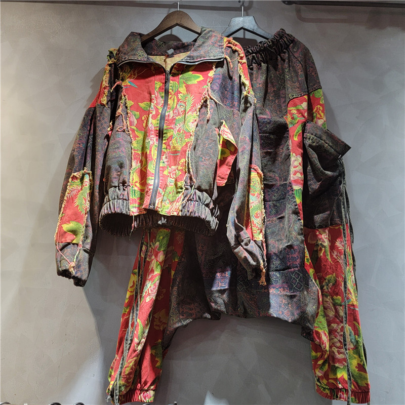 WTHT Vintage Trendy Women's Pa - огляд і ціна Patchwork Jean Jacket