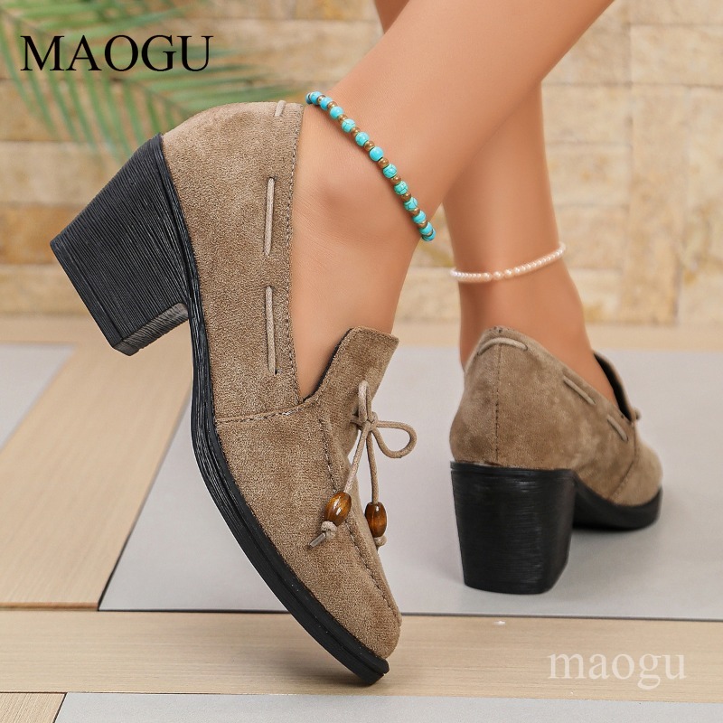 7CM Heeled Women's Spring Autu - огляд і ціна Vintage Outdoor Fashion