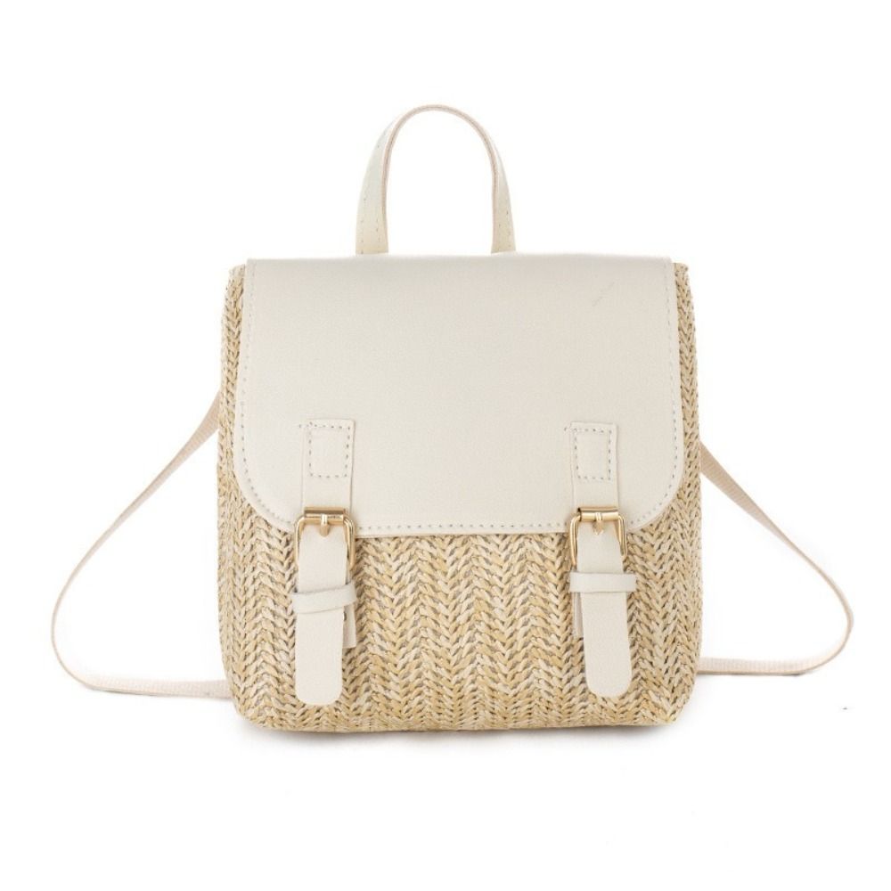 Versatile Bag PU Leather Straw - огляд і ціна Vintage Fashion Look