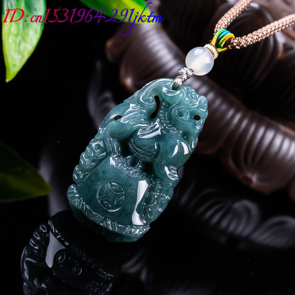 Burmese Jadeite Pixiu Pendant  - огляд і ціна Vintage Fashion Necklace
