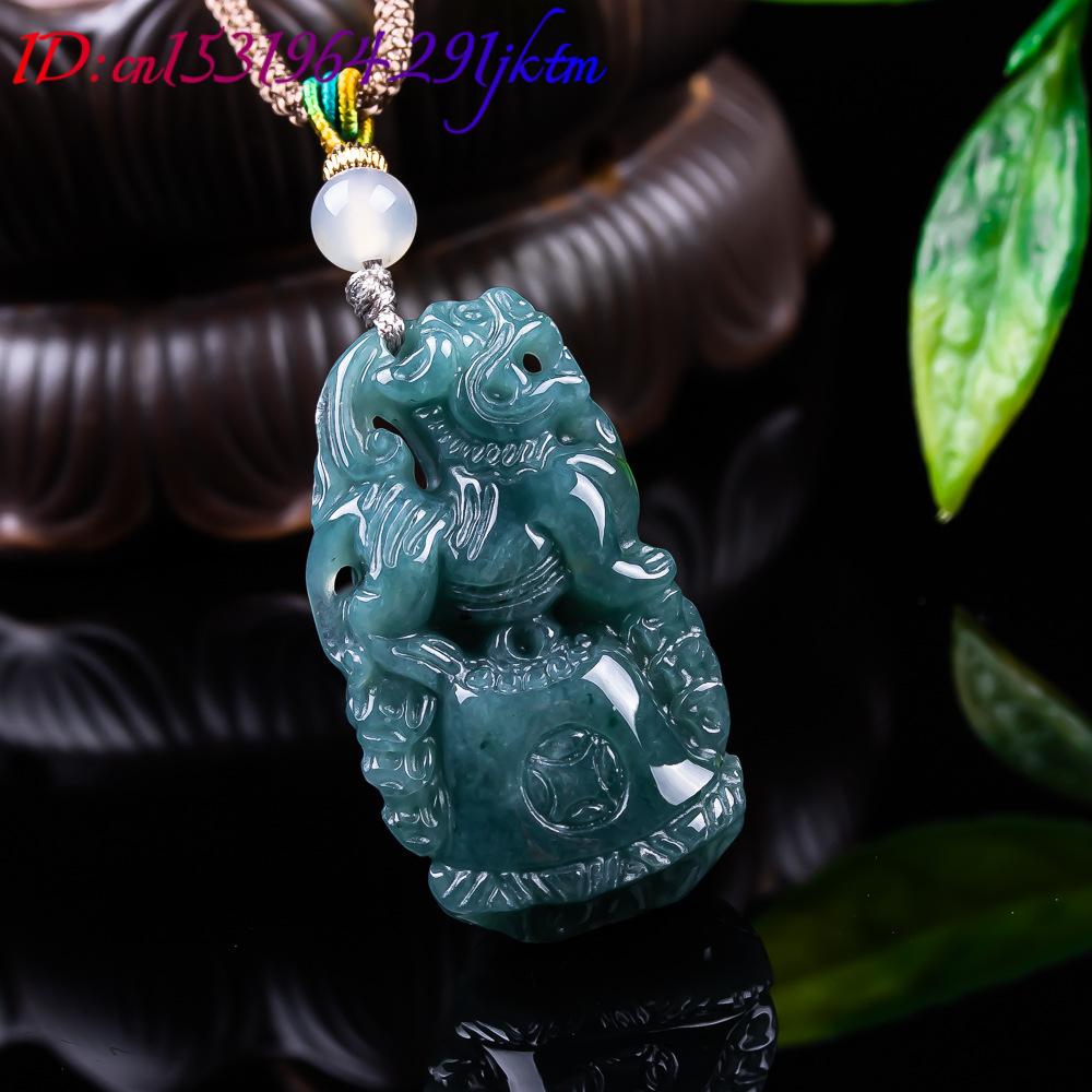Burmese Jadeite Pixiu Pendant  - огляд і ціна Vintage Fashion Necklace