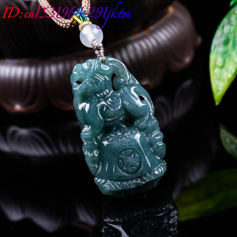 Burmese Jadeite Pixiu Pendant  - огляд і ціна Vintage Fashion Necklace