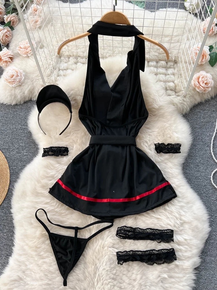 Erotic Fashion Sexy Halter Lin - огляд і ціна Vintage Fashion Aesthetic