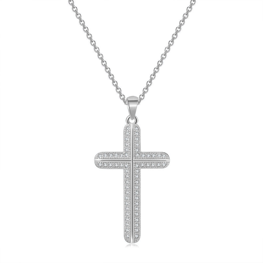 Silver Color Cross Pendant Nec - огляд і ціна Vintage Fashion Faire