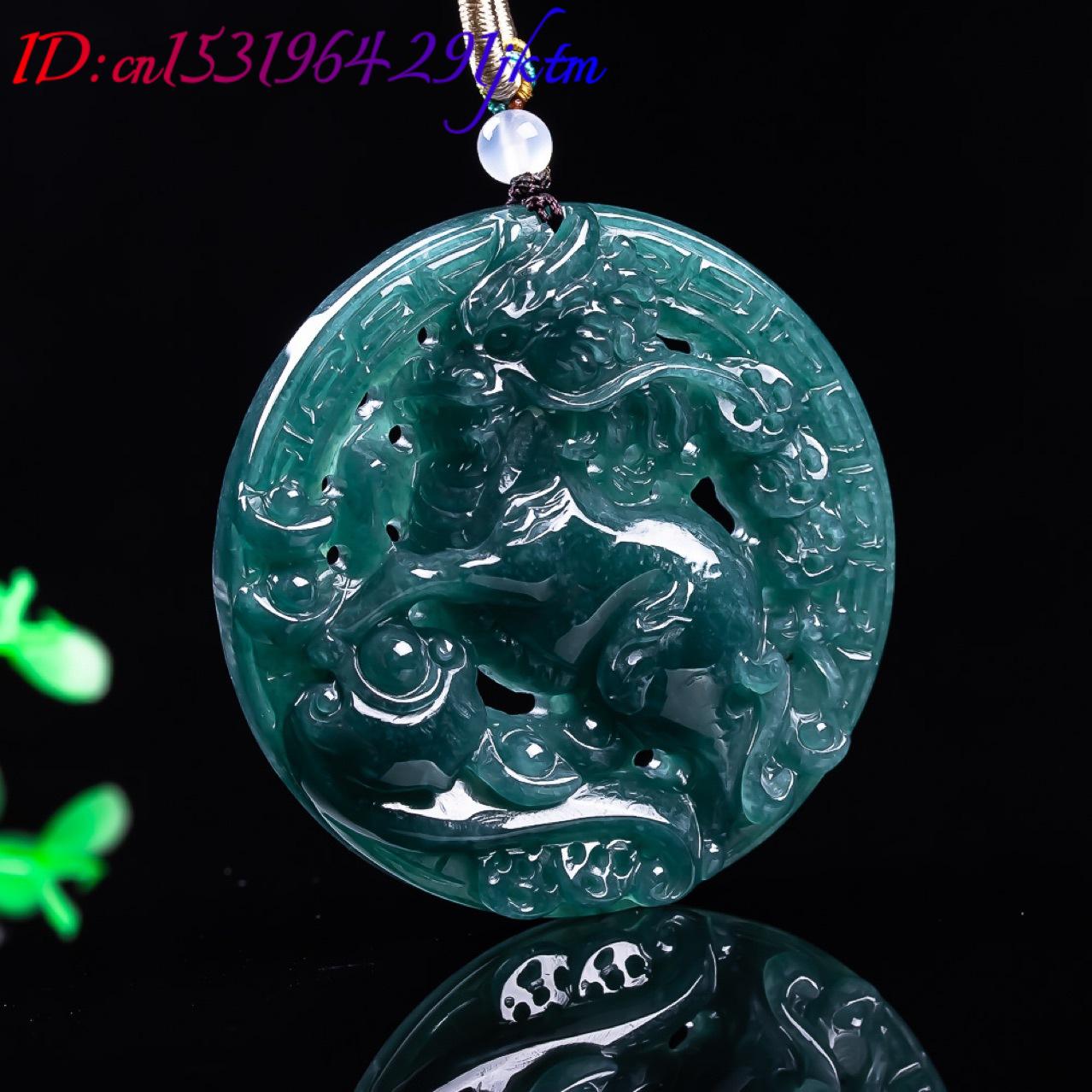 Burmese Jadeite Dragon Pendant - огляд і ціна Vintage Fashion Necklace