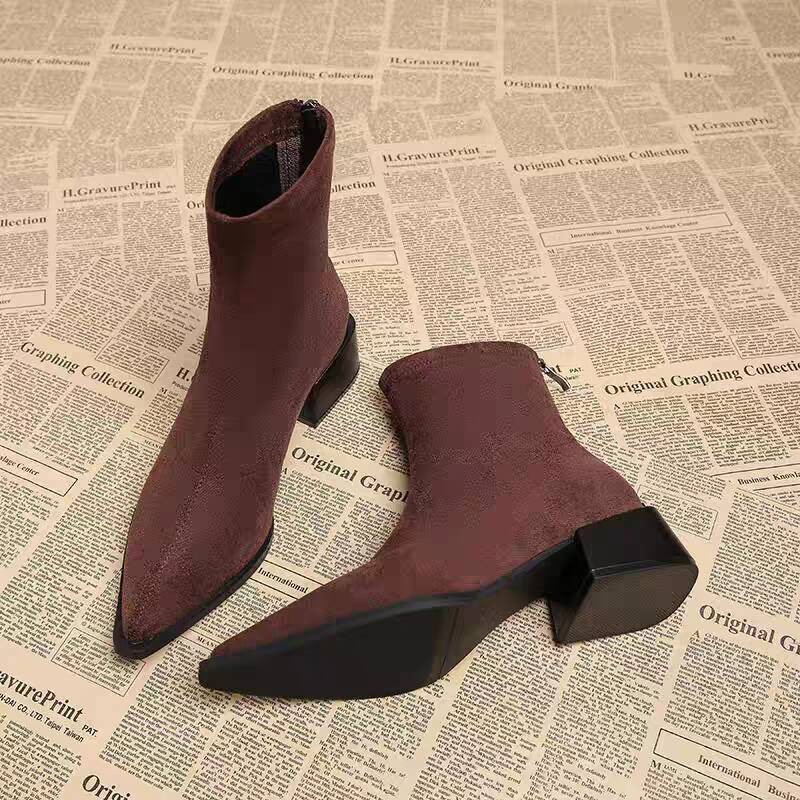 New Low Heel Women Mordern Ank - огляд і ціна Vintage Fashion Dresses