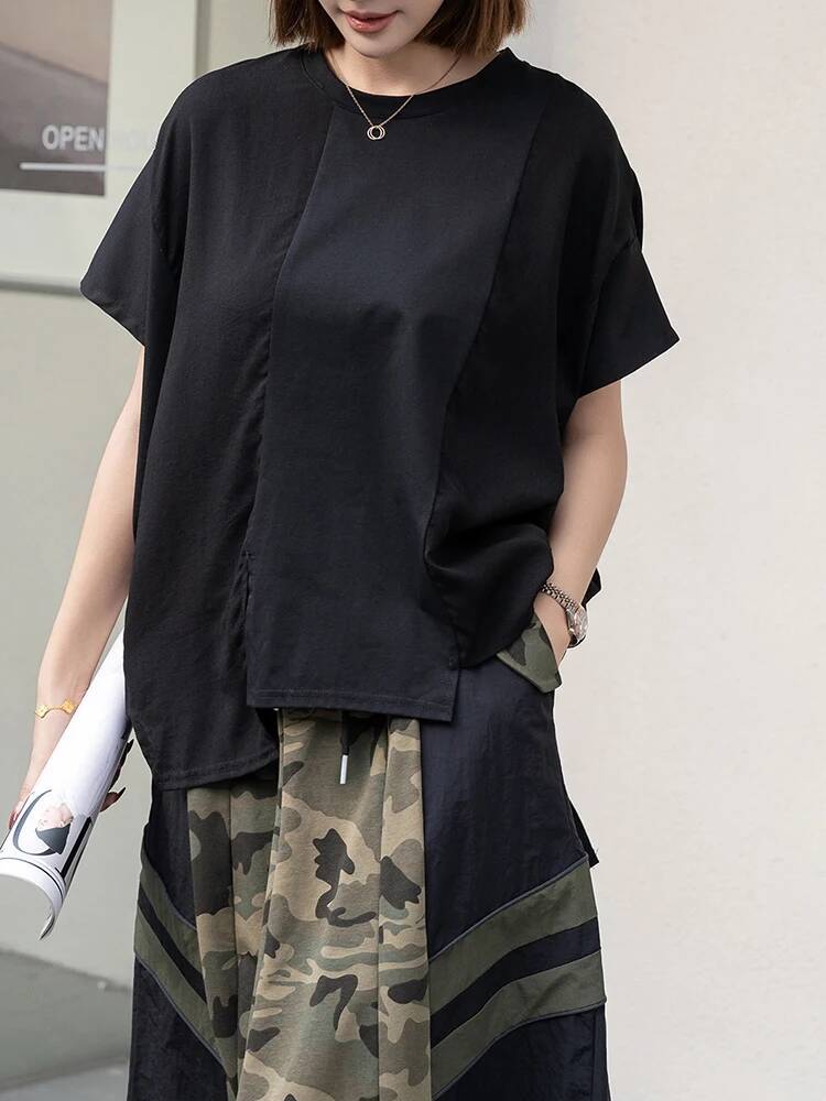 Irregular Women Black Hem Big  - огляд і ціна Vintage Fashion Build