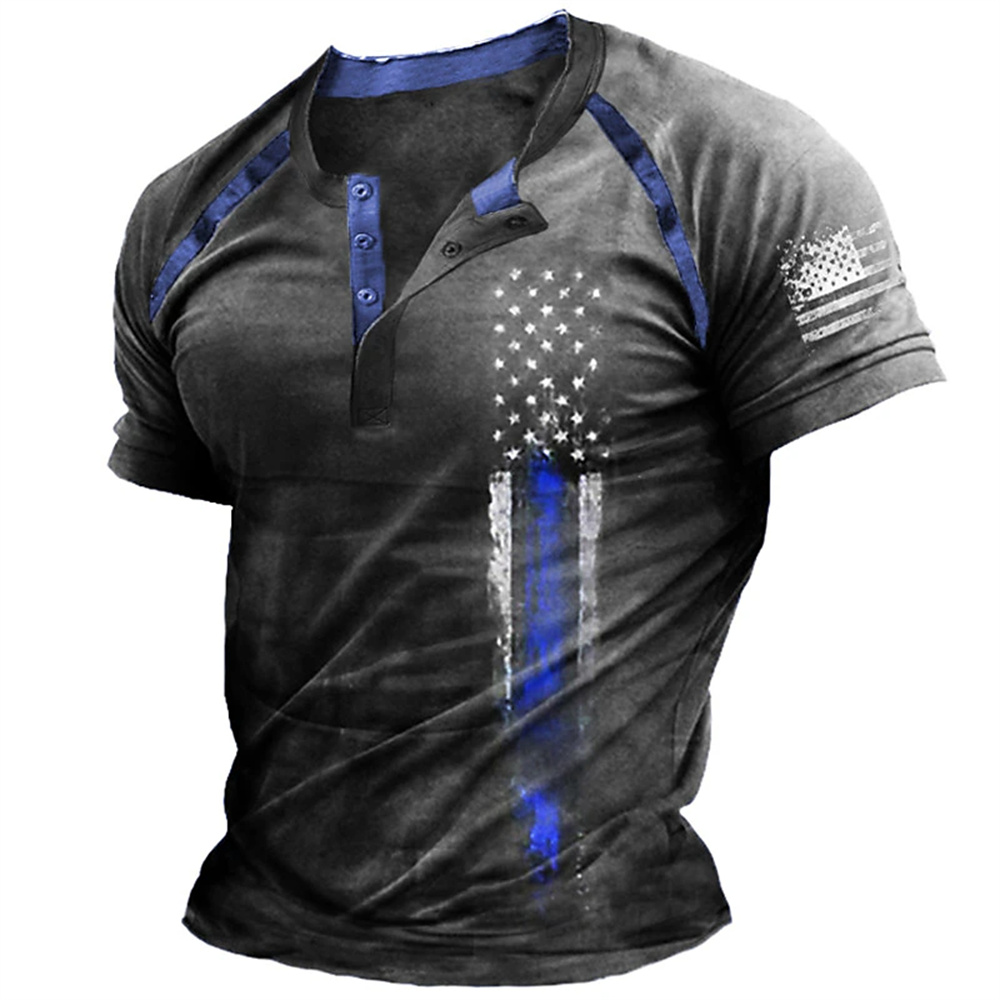 Funny 3D American Flag Print M - огляд і ціна Vintage Fashion Mens