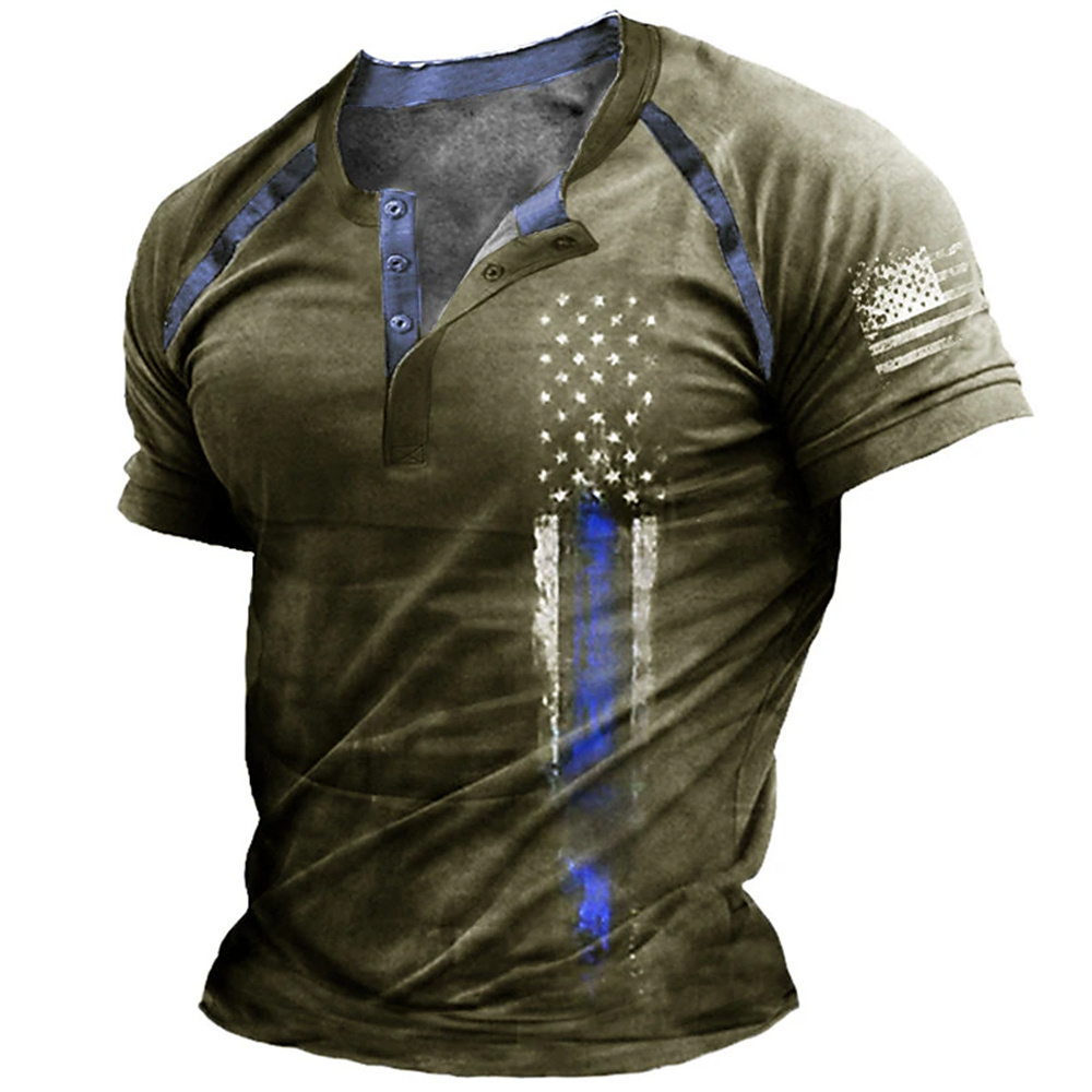 Funny 3D American Flag Print M - огляд і ціна Vintage Fashion Mens