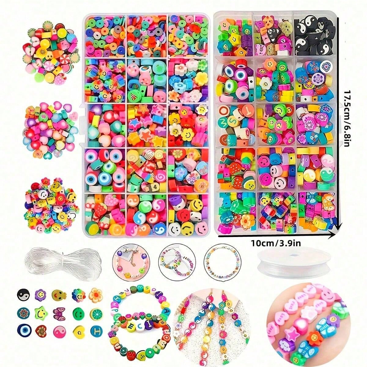1450/1200/250pcs Polymer Clay  - огляд і ціна Vintage Fashion Necklace