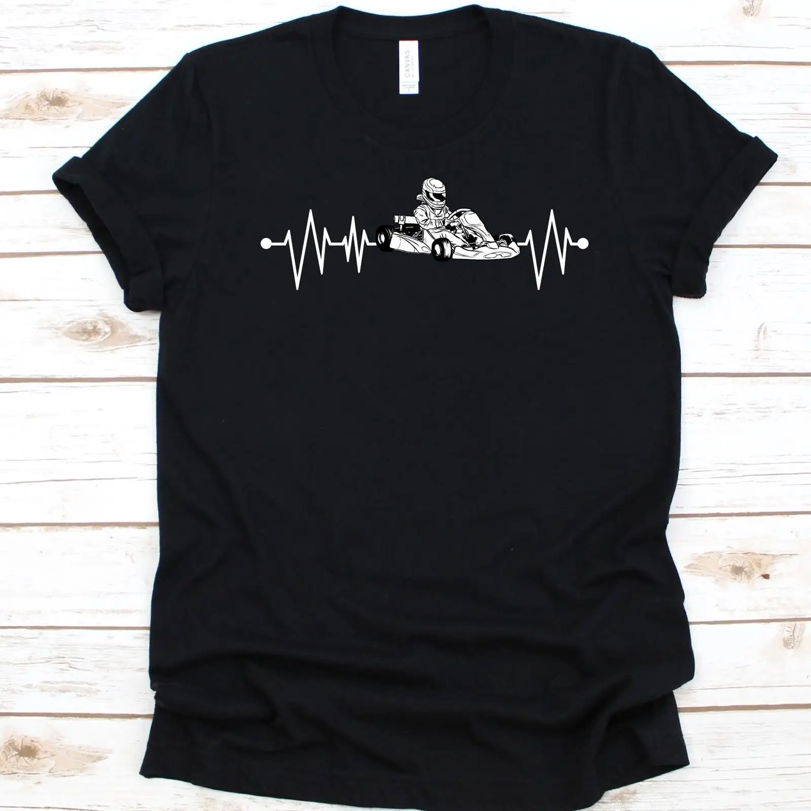 Go Kart Racing Heartbeat T Shi - огляд і ціна Vintage Fashion Enthusiasts