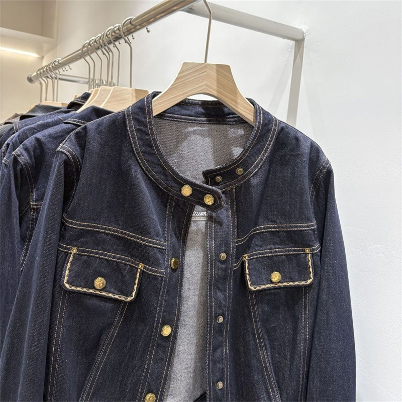New Stitching Retro Spring Aut - огляд і ціна Patchwork Jean Jacket