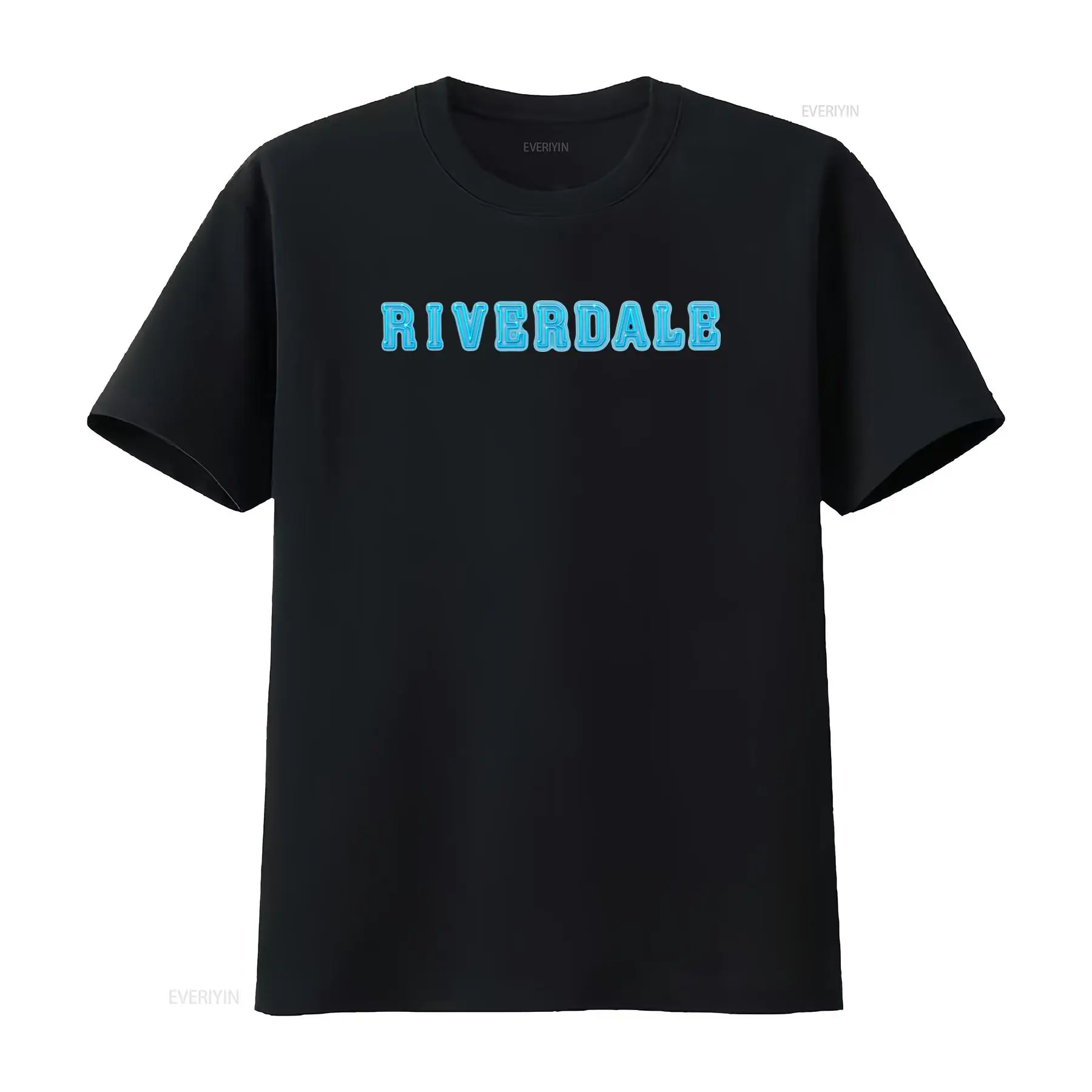 Riverdale Logo Neon Blue Print - огляд і ціна Vintage Fashion Logos