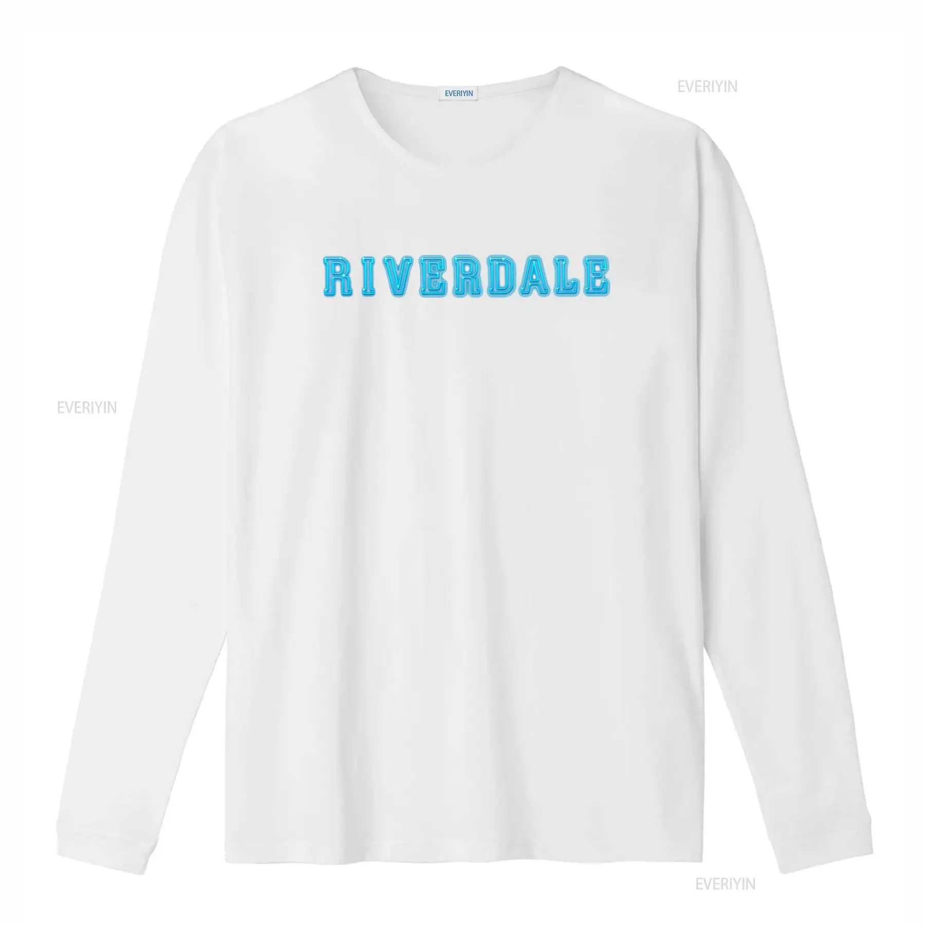 Riverdale Logo Neon Blue Print - огляд і ціна Vintage Fashion Logos