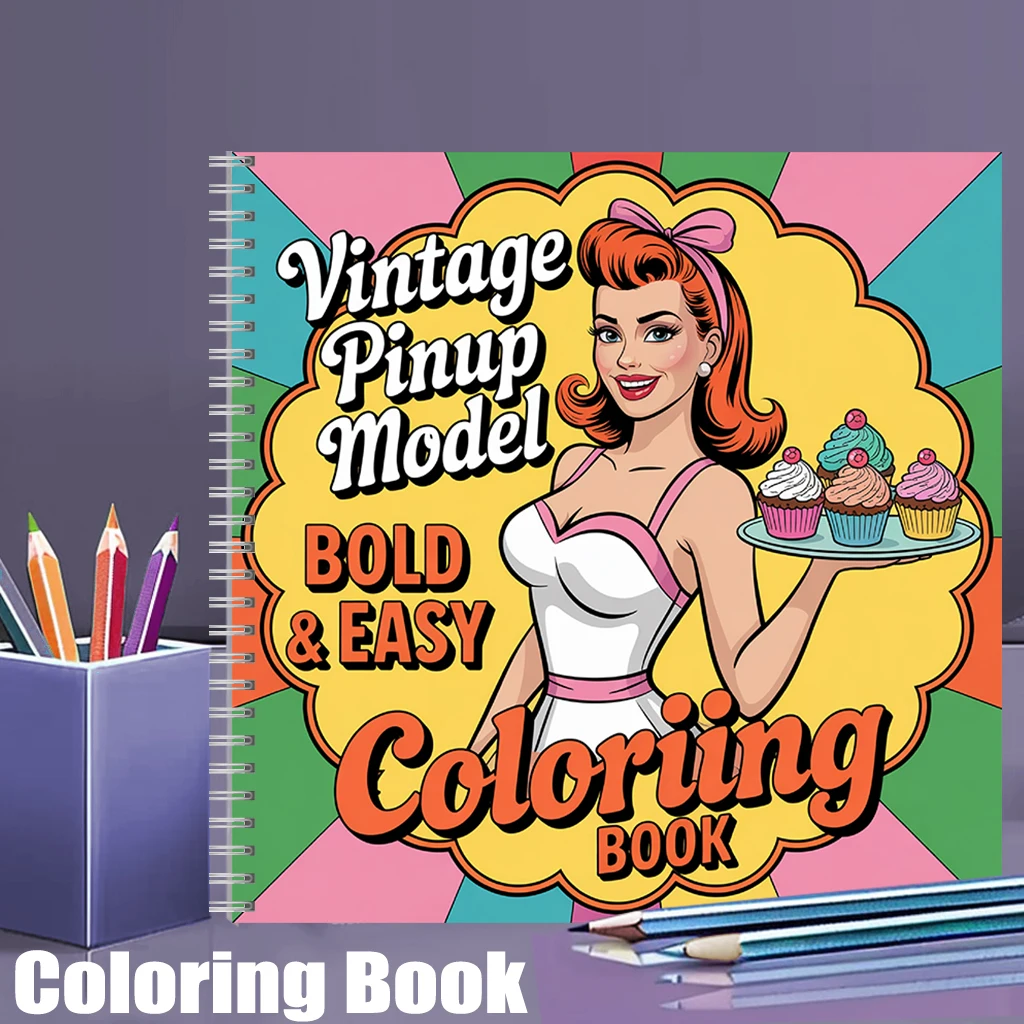 Vintage Model Coloring Book fo - огляд і ціна Vintage Fashion Coloring Book