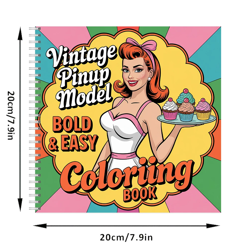 Vintage Model Coloring Book fo - огляд і ціна Vintage Fashion Coloring Book