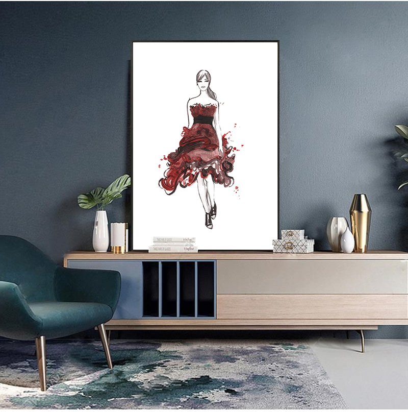 Sewing Print Fashion Wall Art  - огляд і ціна Vintage Vogue Fashion Poster