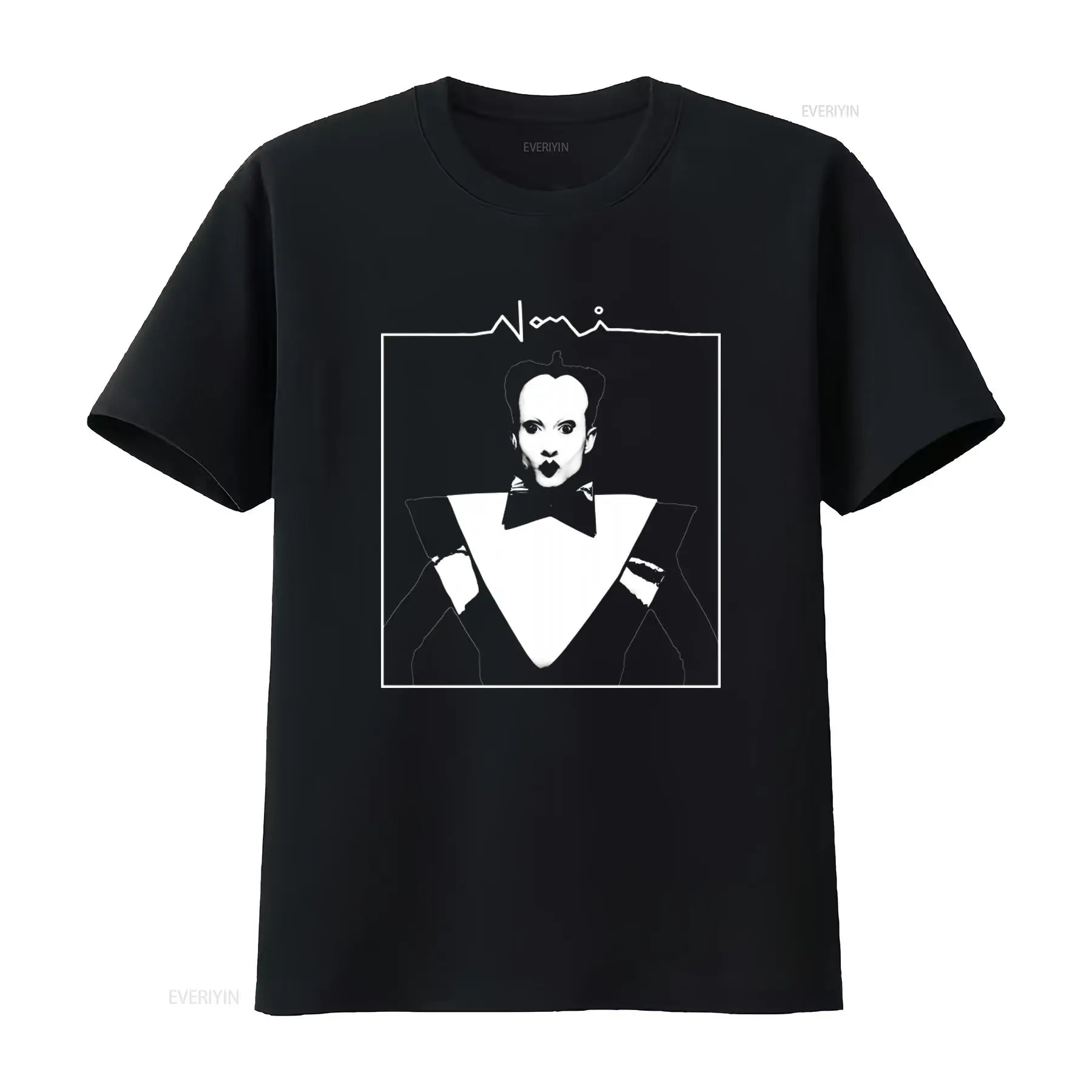 Klaus Nomi Face Print Men's T  - огляд і ціна Vintage Fashion Look