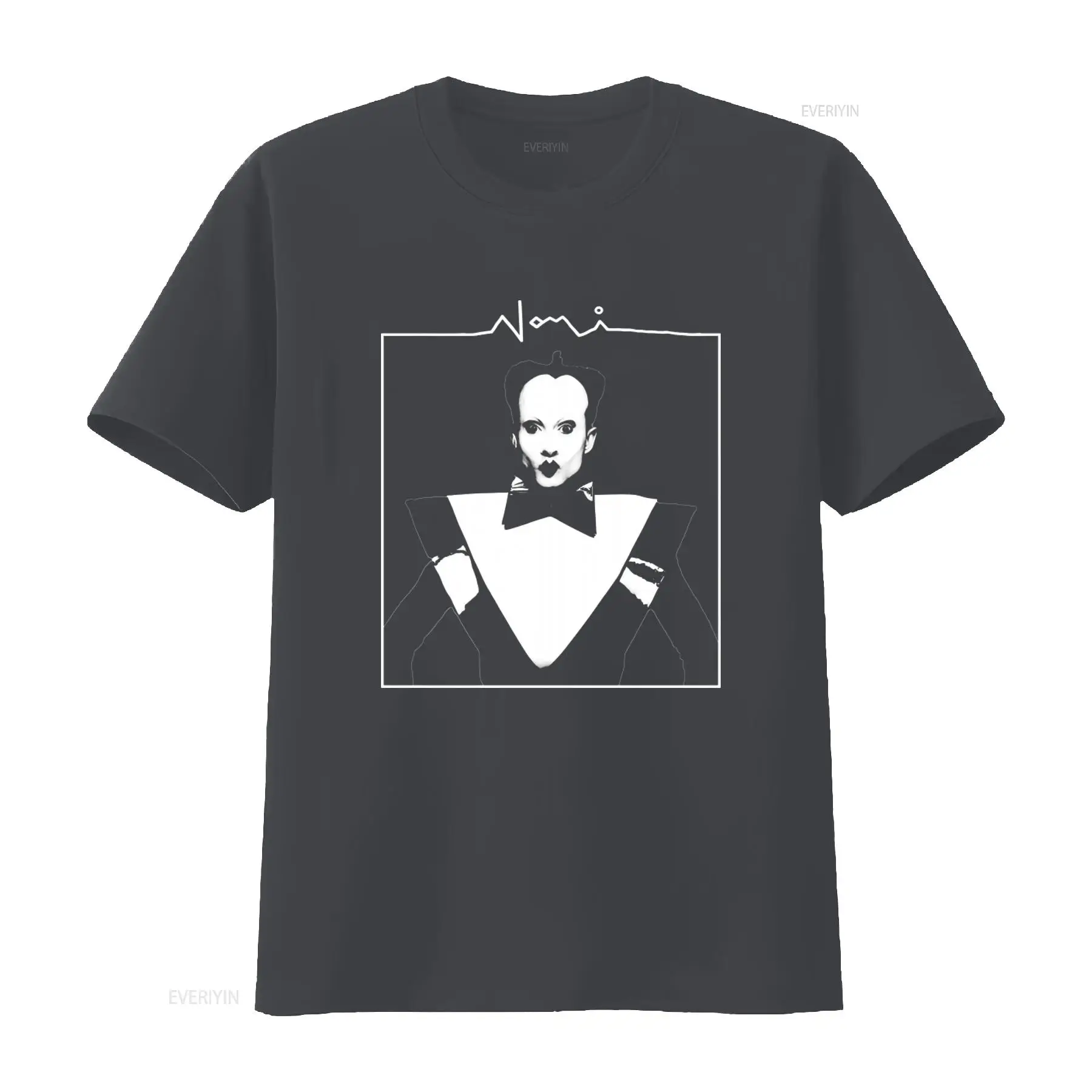 Klaus Nomi Face Print Men's T  - огляд і ціна Vintage Fashion Look