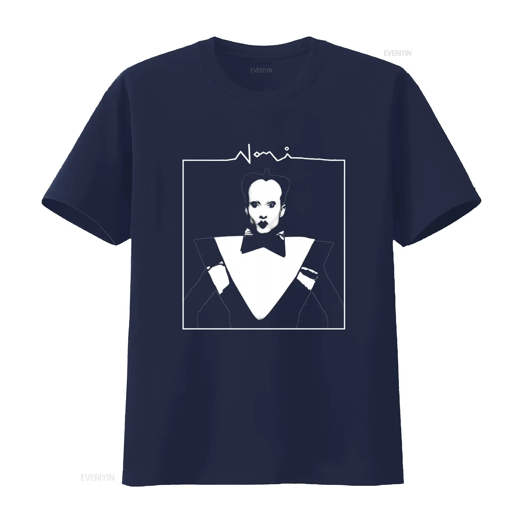Klaus Nomi Face Print Men's T  - огляд і ціна Vintage Fashion Look